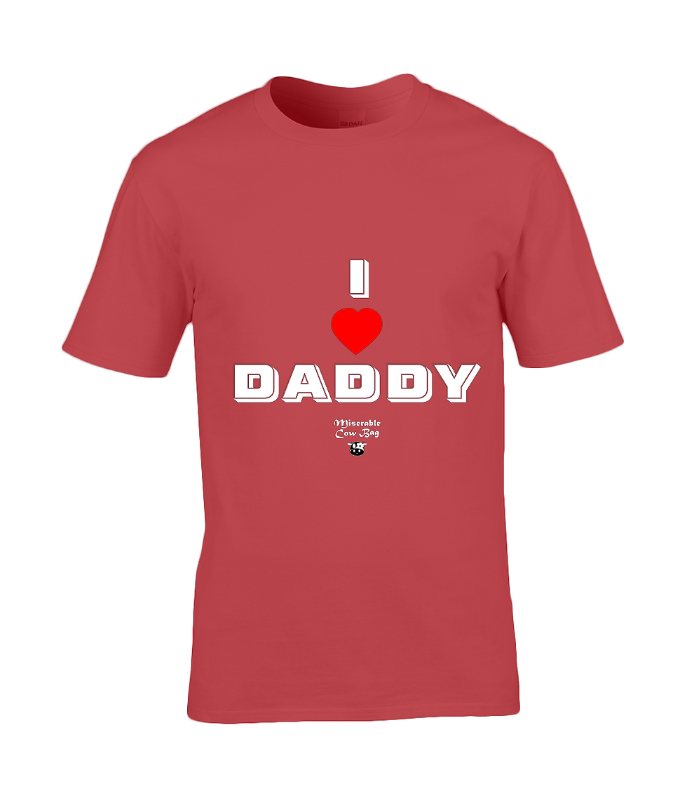 Thumbnail: Gildan Premium Cotton T‑Shirt Iheartdaddywht