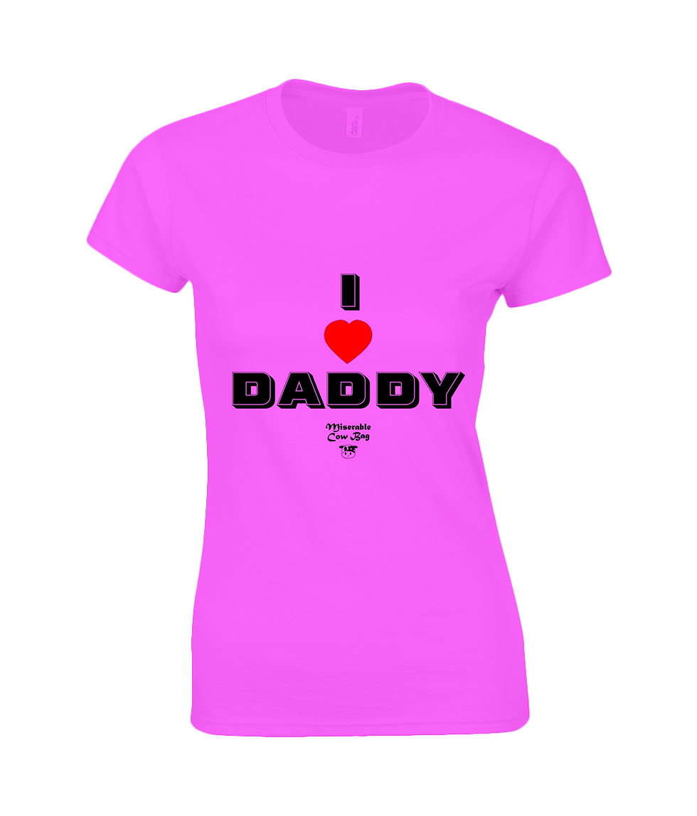 Thumbnail: Gildan Ladies Premium Cotton T‑Shirt Iheartdaddy