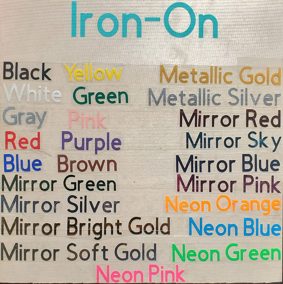 Thumbnail: Iron-On Vinyl Image
