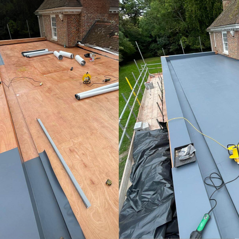 Alwitra VSK Flat Roof on Extension in Totton, Southampton