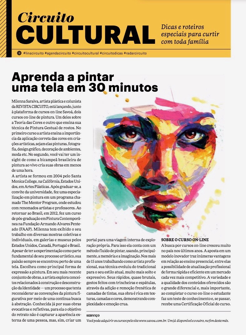 Cursos online de pintura | 11.2018