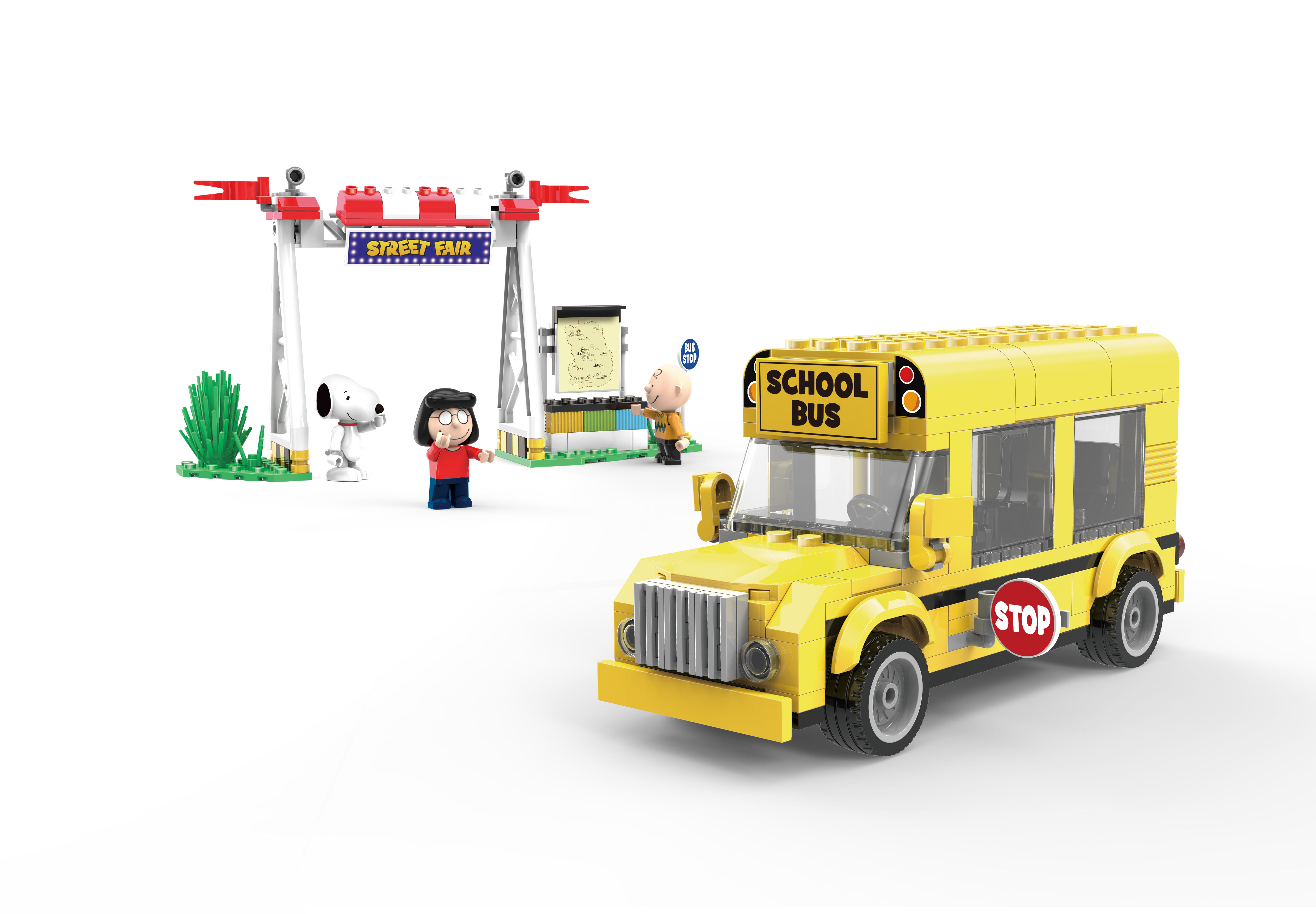 史努比歡樂廣場系列 -黃色校車 LN8006