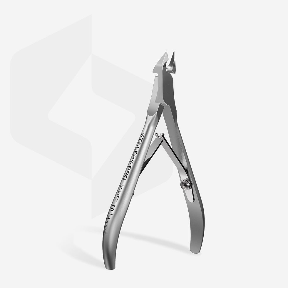 Thumbnail: Staleks Pro Cuticle/Manicure Nippers SMART 10 - 4mm - Stainless Steel | Phenomenail Professional Nail tools 