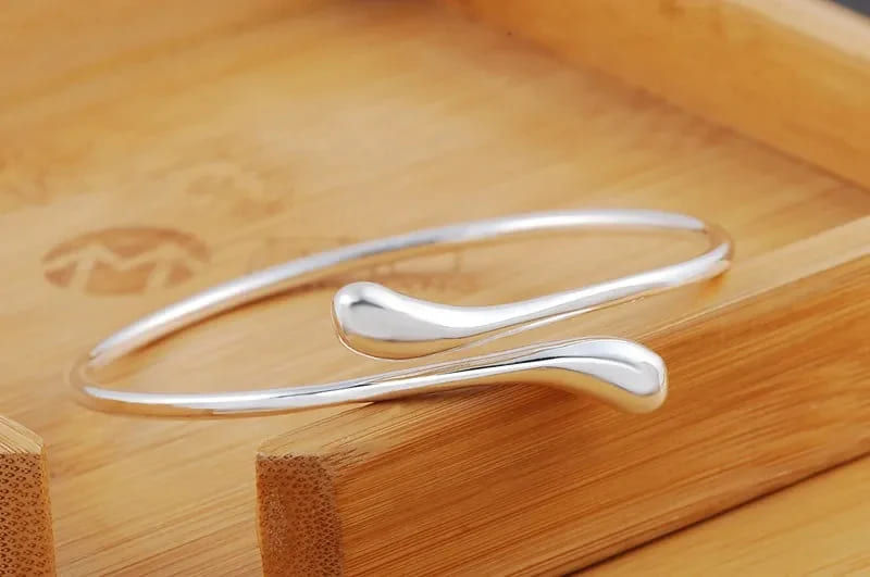 Thumbnail: Silver Drop Bracelet – 925 Silver