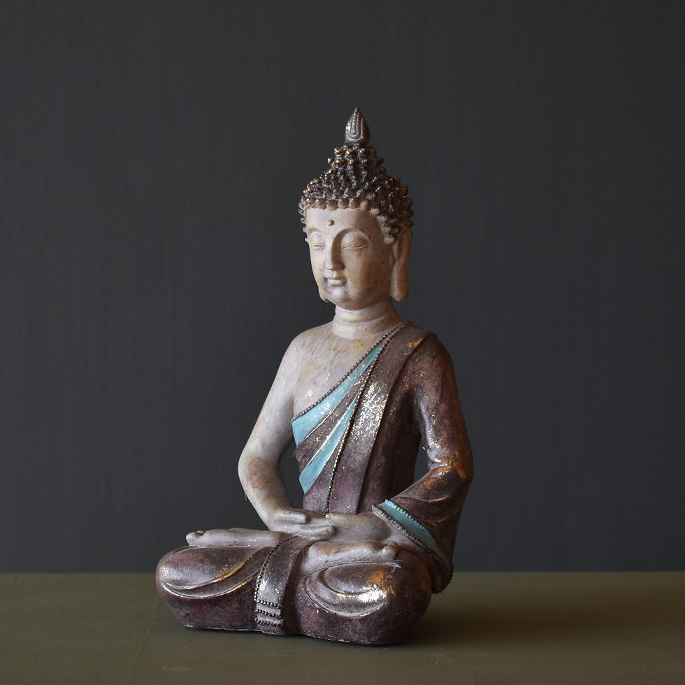 Thumbnail: Handcrafted Meditating Buddha Statue – 12 Inch