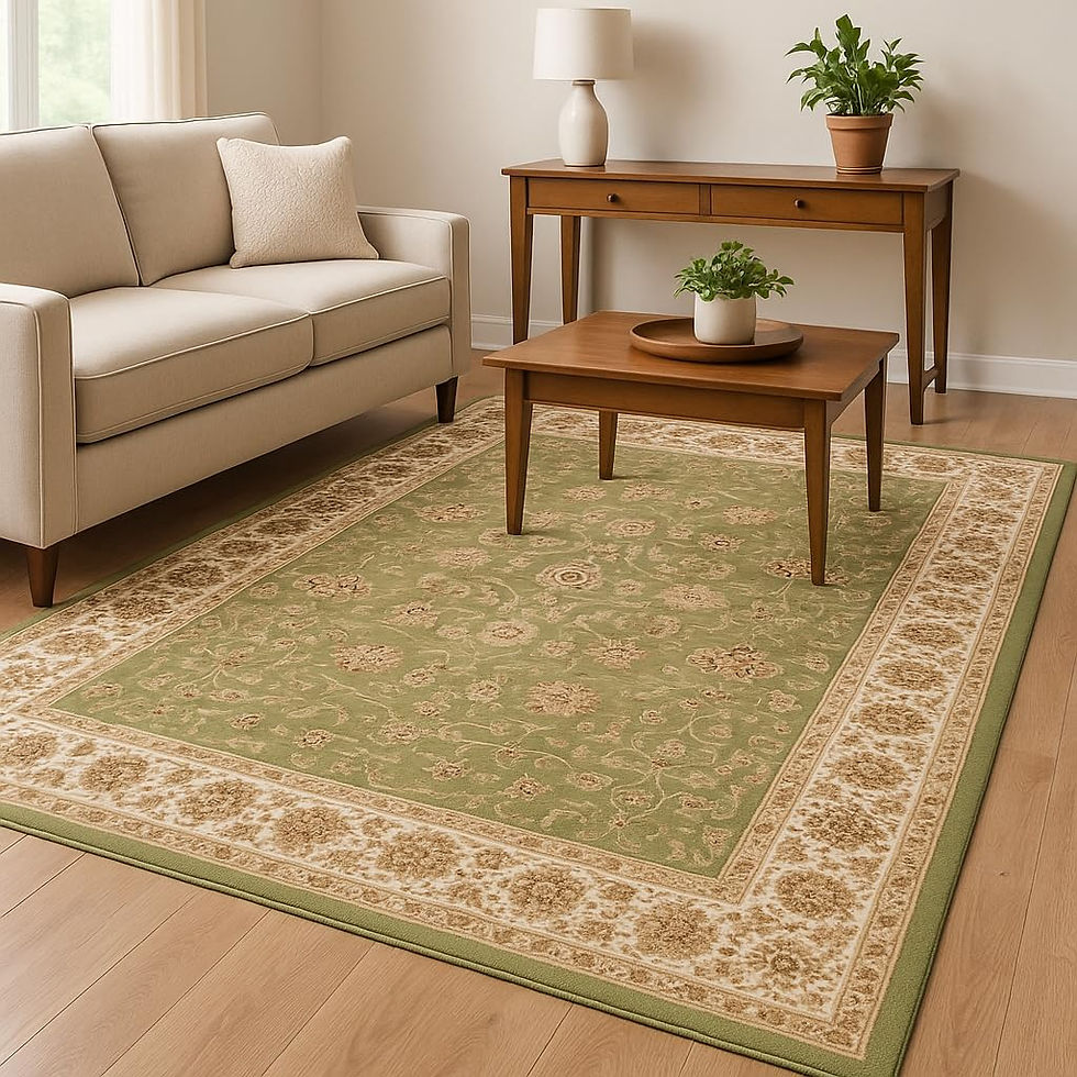 Thumbnail: OBSESSIONS Esfahan Polypropylene Heat Set Traditional Carpet 120 cms x 170 cms