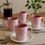 Thumbnail: Devnow Set of 6 Hudson Pink Porcelain Mugs – 250ml