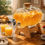Thumbnail: Barrel Shaped Glass 4.2 Ltr Juice Dispenser with Wooden Stand & Metal Tap