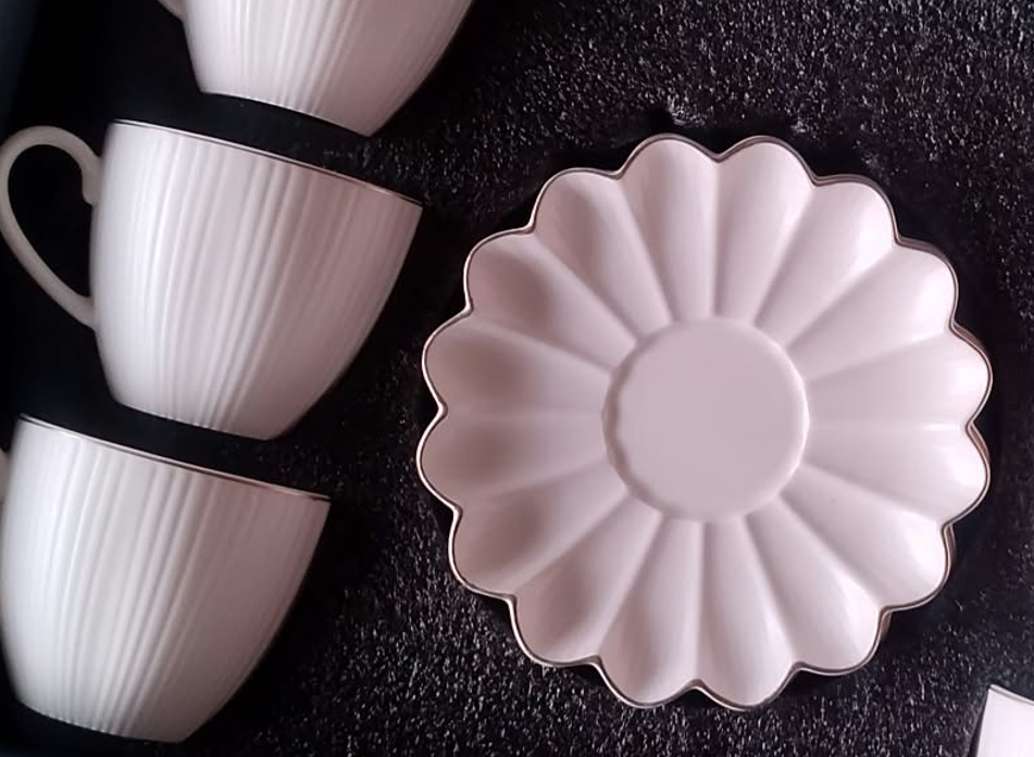 Thumbnail: Devnow Porcelain Cup & Saucer Set of 12 PCs