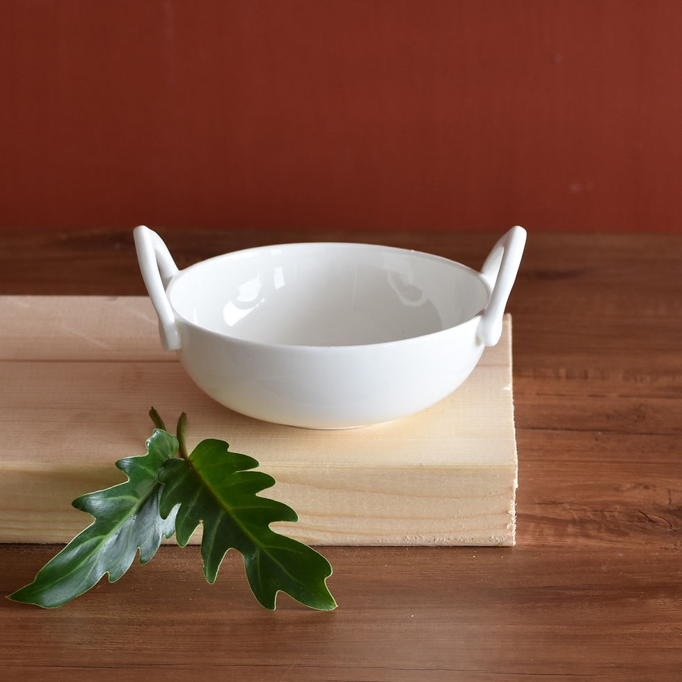 Thumbnail: Clay Craft Kadai shape Microwave Safe Serving Bowl Set of 2