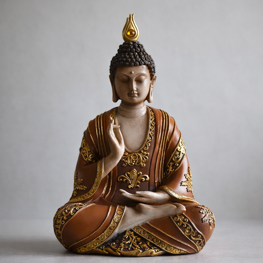 Handcrafted Meditating Buddha Statue – 15 Inch