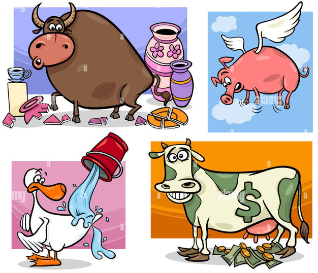 La granja de animales en las inversiones: Conociendo la jerga de wall street.