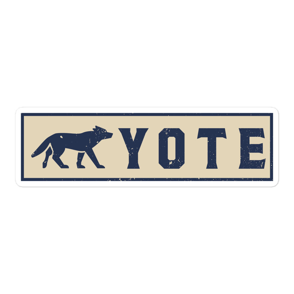 YOTE Tan Sticker