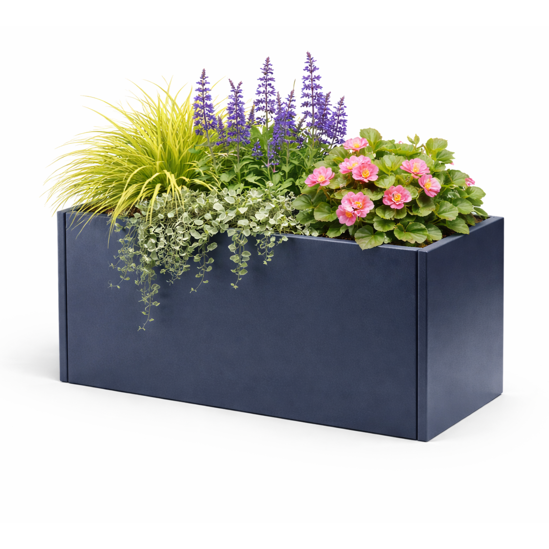 Powder-coated Metal Planter 300 x 400 x 300 mm