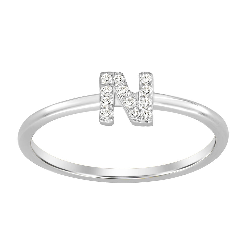 Thumbnail: 18K gold diamond ring, crafted in your choice of white, rose, or yellow gold.