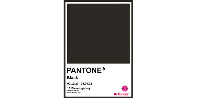 PANTONE BLACK | 11elevengallery