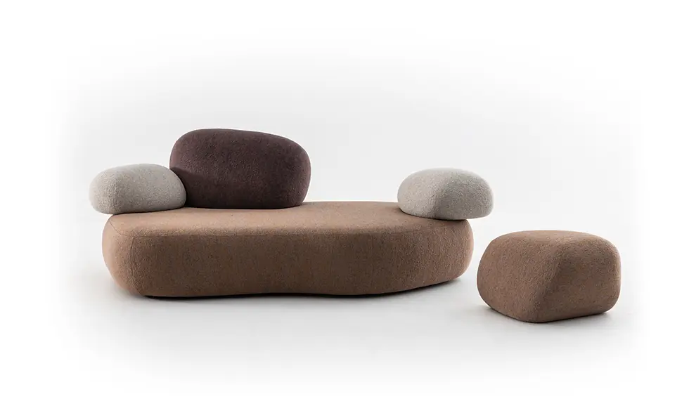 Thumbnail: Moroso, Pebble Rubble Sofa