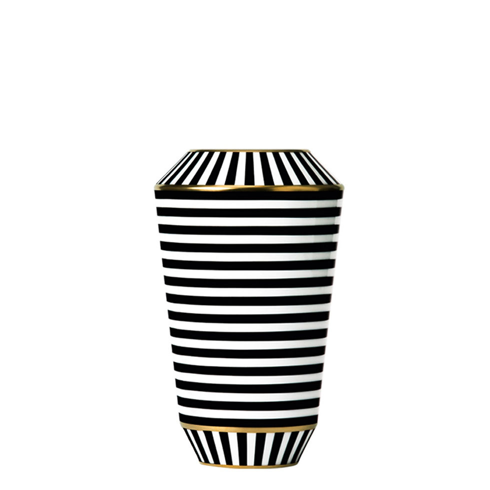 Miniaturbild: Sieger by Fürstenberg, Luna Vase Schwarz-Gold II