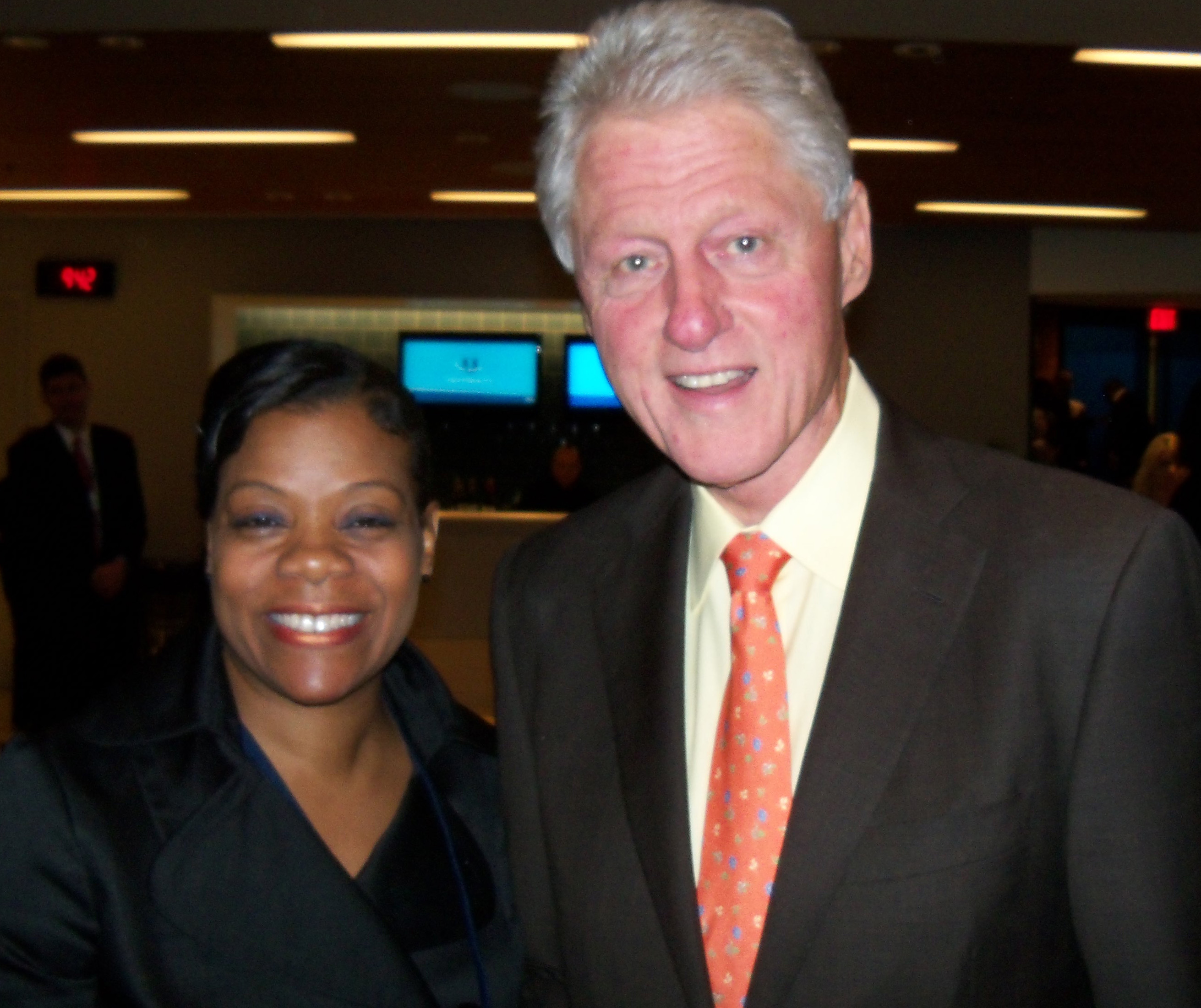 Janice and Fmr Pres Bill Clinton