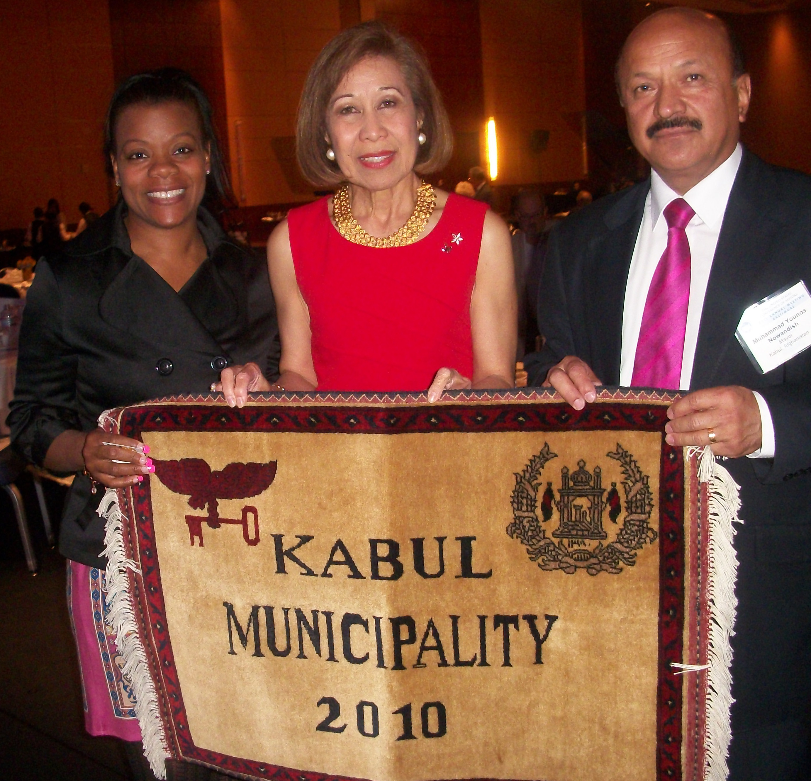 US Mayors Conf-Janice & Kautz, Kabul