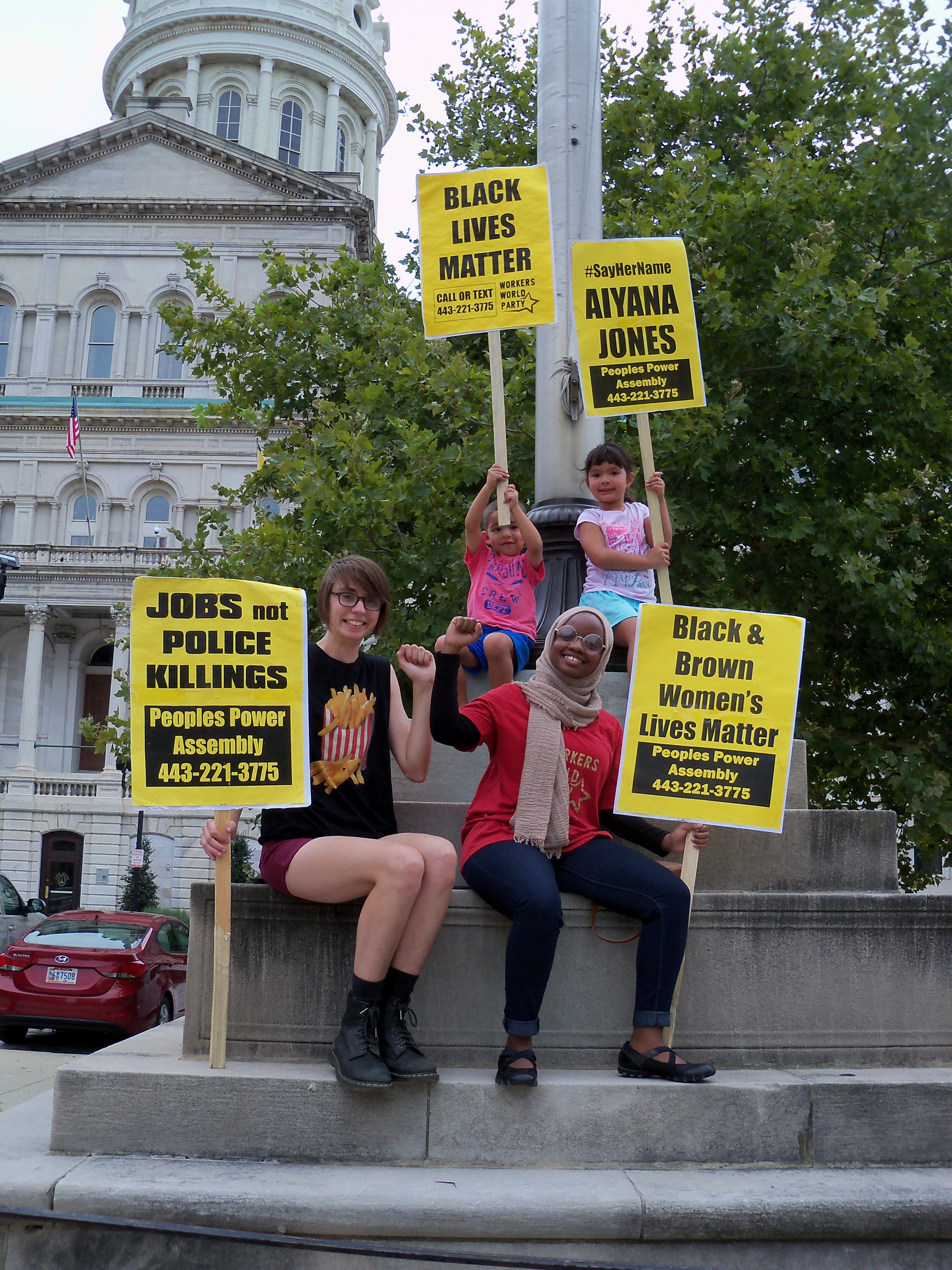 Gun & Homeless Protest Baltimore 2