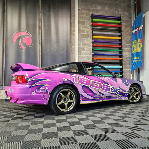 180sx Partial Printed Wrap