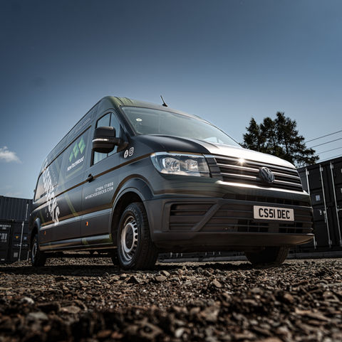 Cassidecks Full Van Wrap Dark green Crafter