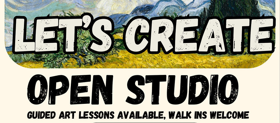 Let's Create: Open Studio