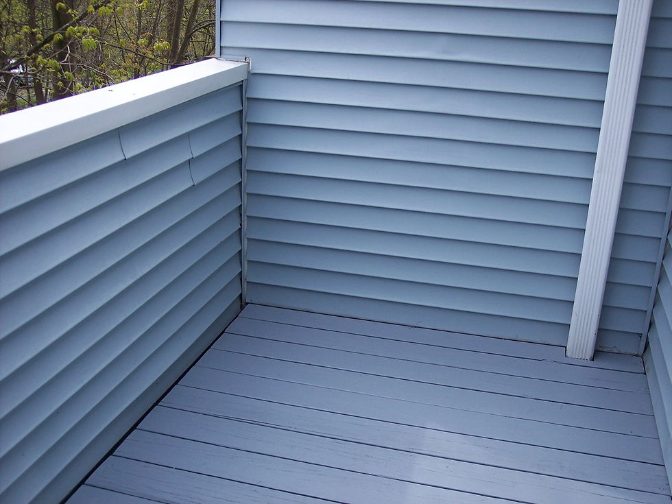 After Power Wash & Deck Stain