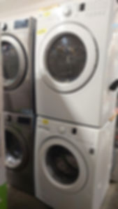 Washer Dryer Set - 27" LG  - Front Load - White - Used