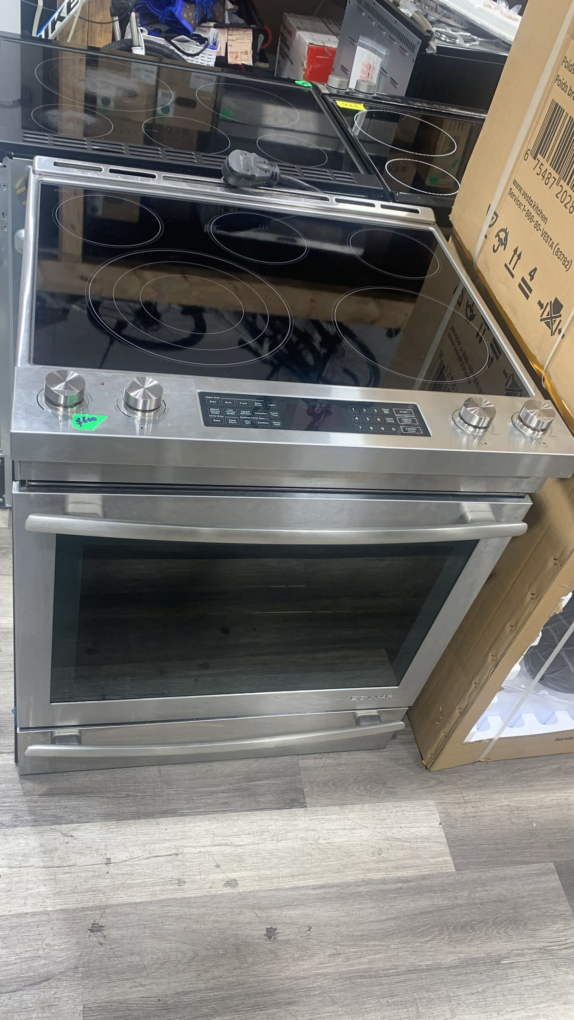 Stove - 30 Jenn - Air - Electric Range - Slide-In Electric Range - SS - Used