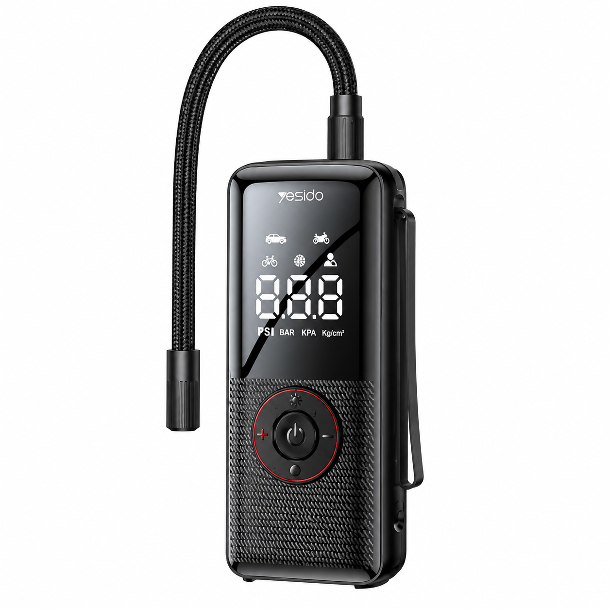Tire Inflator - Yesido - VC17 5000mAh Multifunctional Cordless Tire Pump 150 PSI