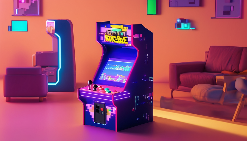 Retro 8-Bit Gaming Night