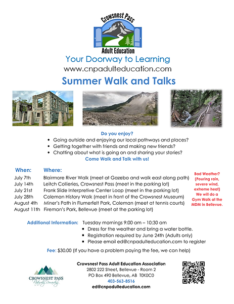 Summer Walk and Talks 2026