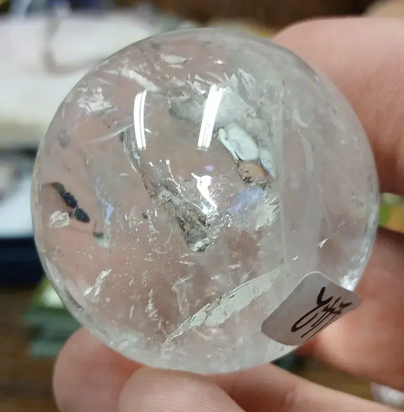 Clear Quartz-Sphere- 40 mm-Gift-Yourself-Friends-Family -Loved One