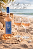 bouteille de Rosé fraiche pendant votre séjour