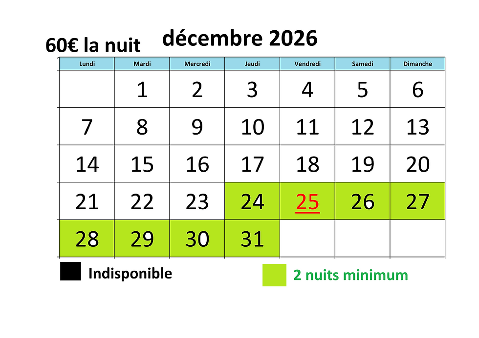 Décembre 2026 Mazet