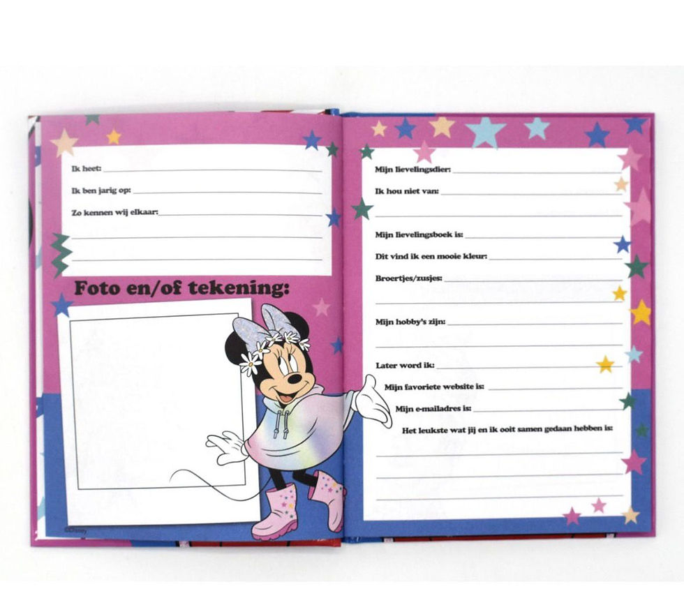 Thumbnail: Vriendenboek Minnie Mouse