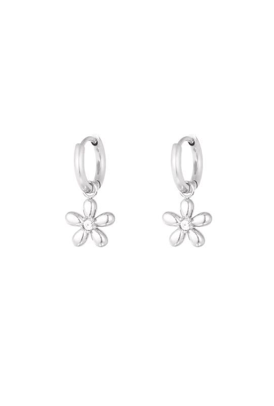 Daisy Doo oorbellen zilver