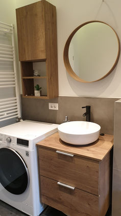 Mobilier baie realizat din Perfect Sense