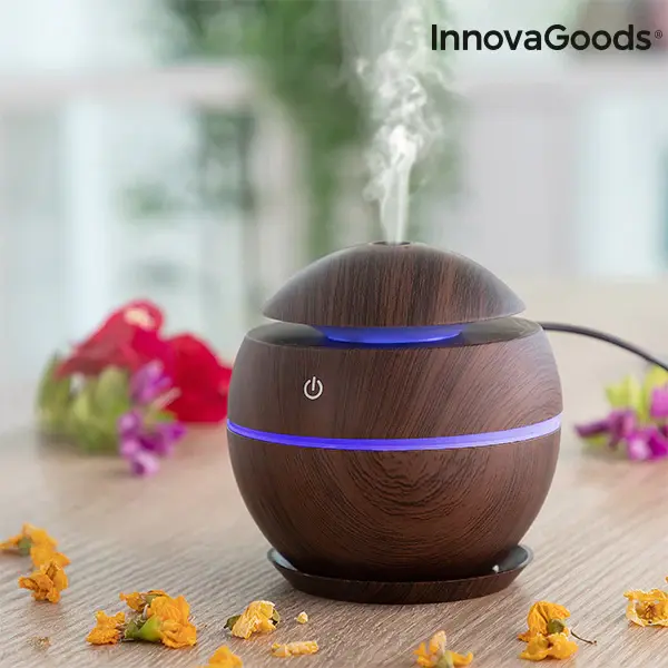 Mini Humidificateur Diffuseur INNOVAGOODS walnut