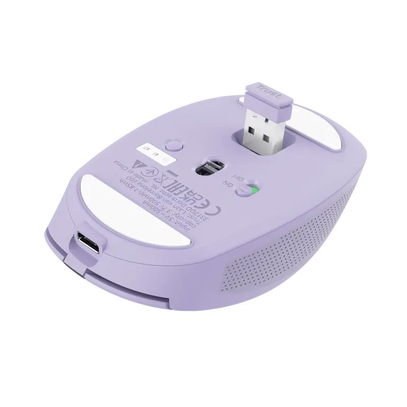 SOURIS SANS-FIL TRUST OZAA VIOLET 3200 DPI