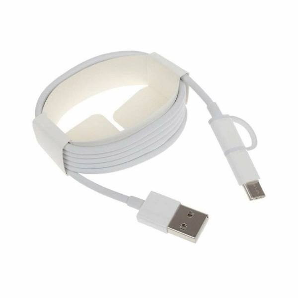 Cable USB 2 en 1 XIAOMI (Micro USB et USB Type C)