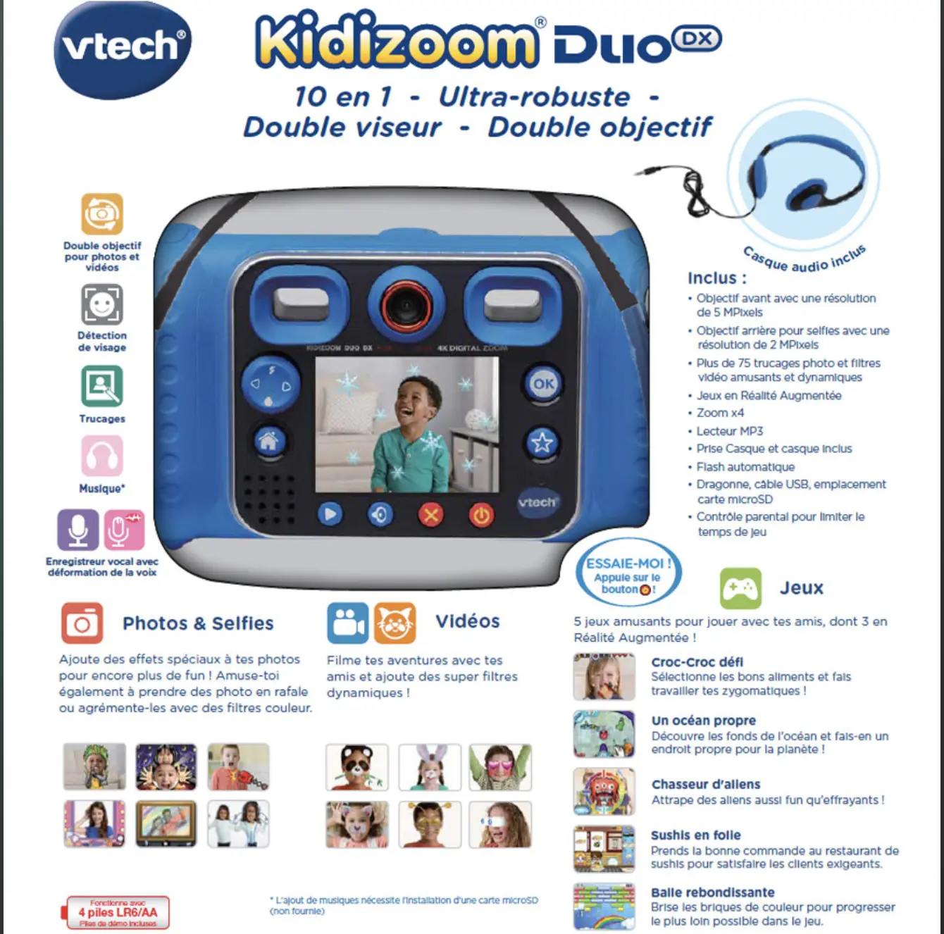 KidiZoom Duo DX bleu