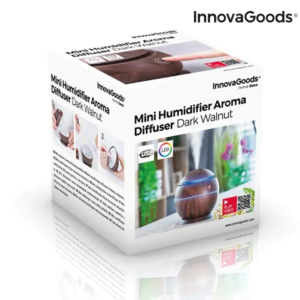 Mini Humidificateur Diffuseur INNOVAGOODS walnut