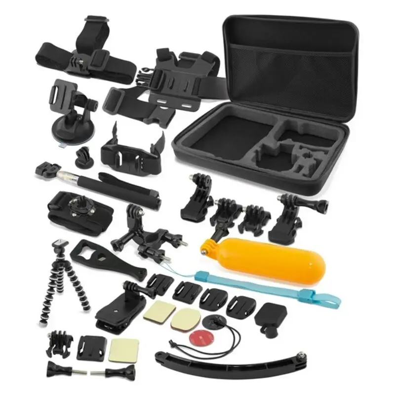 KIT ACCESSOIRES POUR CAMERA DE SPORT (38 PCS)