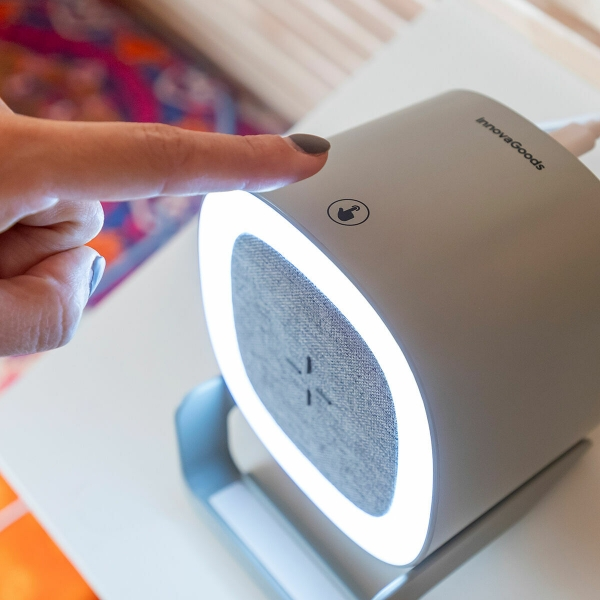 HAUT-PARLEUR CHARGEUR SANS-FIL AVEC LED INNOVAGOODS
