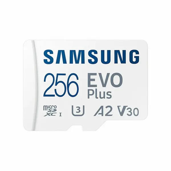 CARTE MÉMOIRE MICRO SD AVEC ADAPTATEUR SAMSUNG 256 GB
