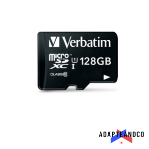 CARTE MEMOIRE SDHC VERBATIM CLASS 10 AVEC ADAPTATEUR ADAPTEANDCO