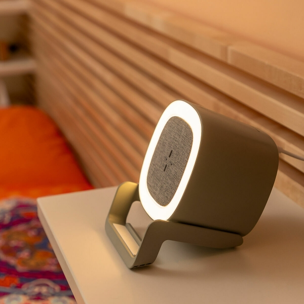 HAUT-PARLEUR CHARGEUR SANS-FIL AVEC LED INNOVAGOODS